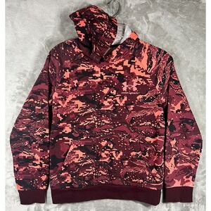 Under Armour Cold Gear Youth L Large CamoHooded Sweatshirt Hoodie Sleeve Graphic